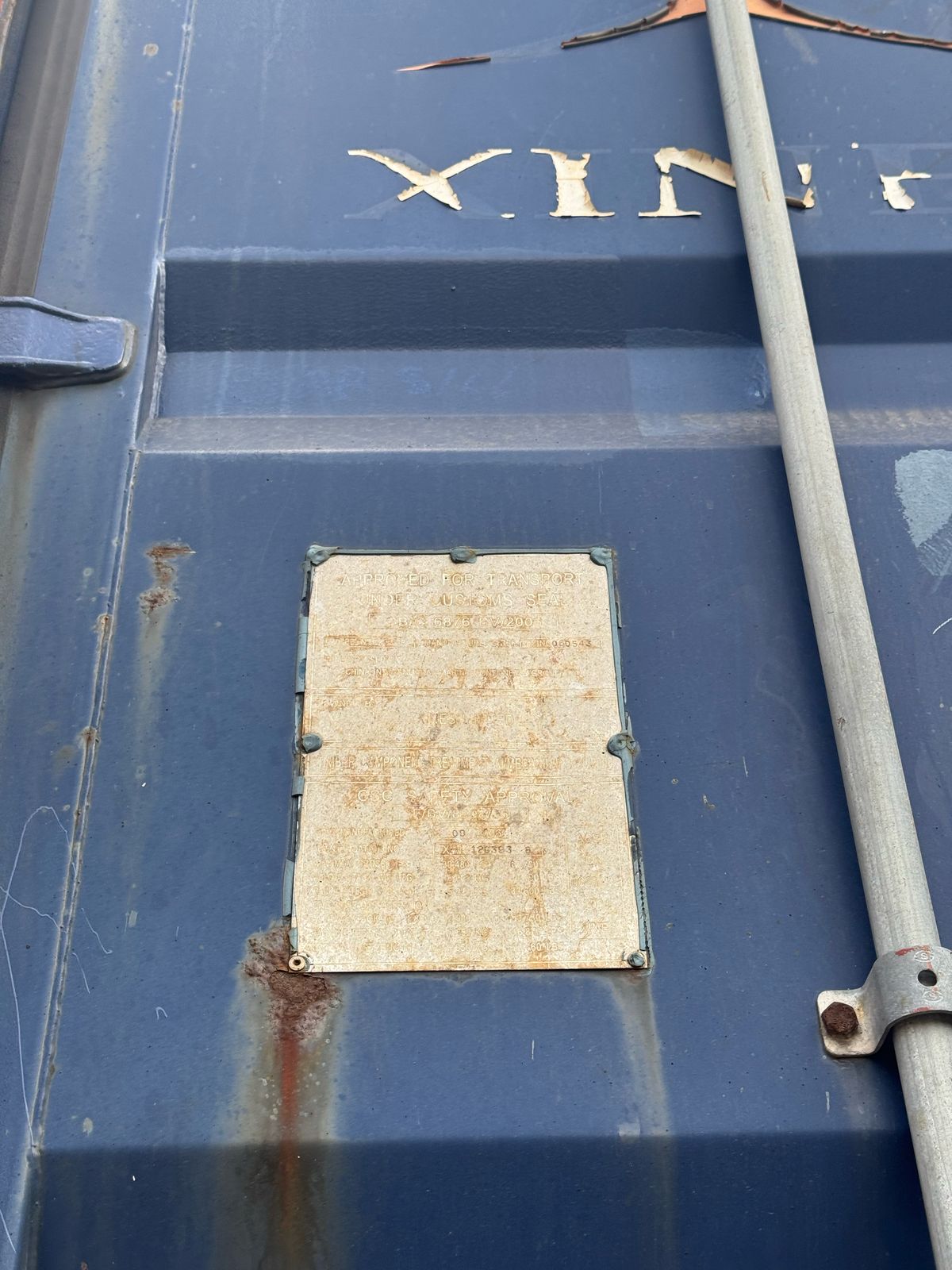 Морской контейнер XINU1293938