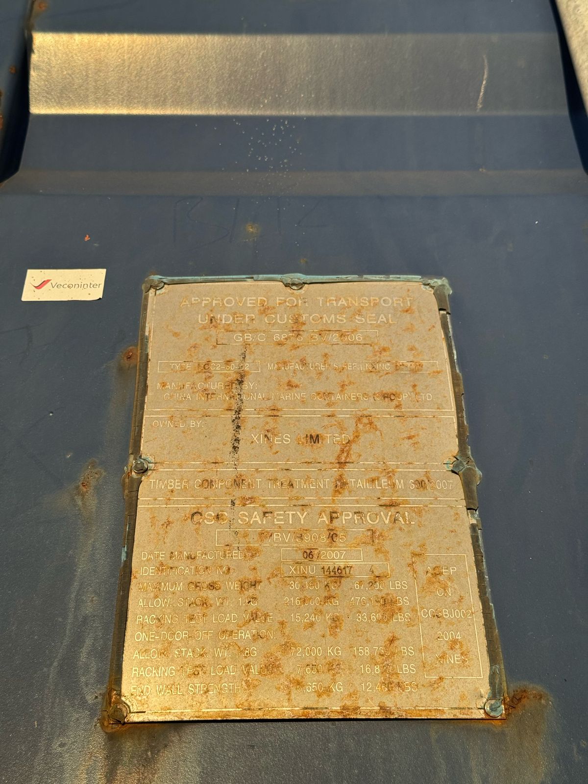 Морской контейнер XINU1446174