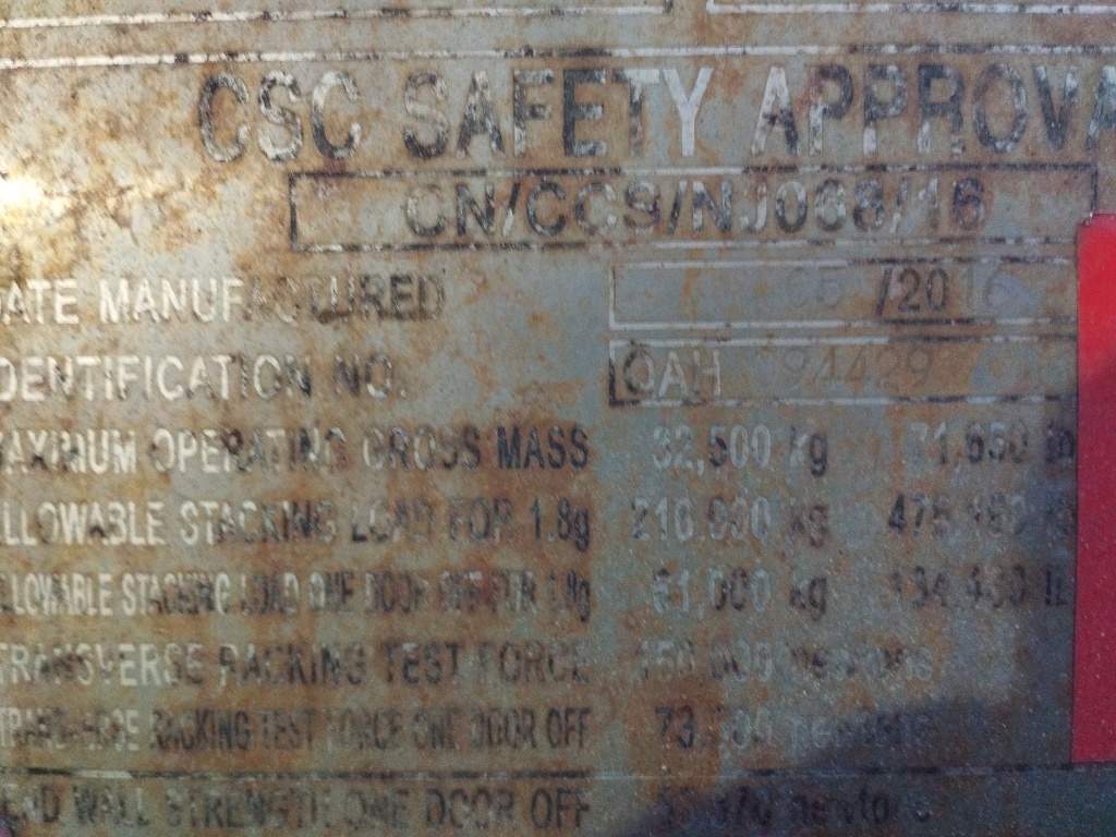 Морской контейнер ZGLU8028541