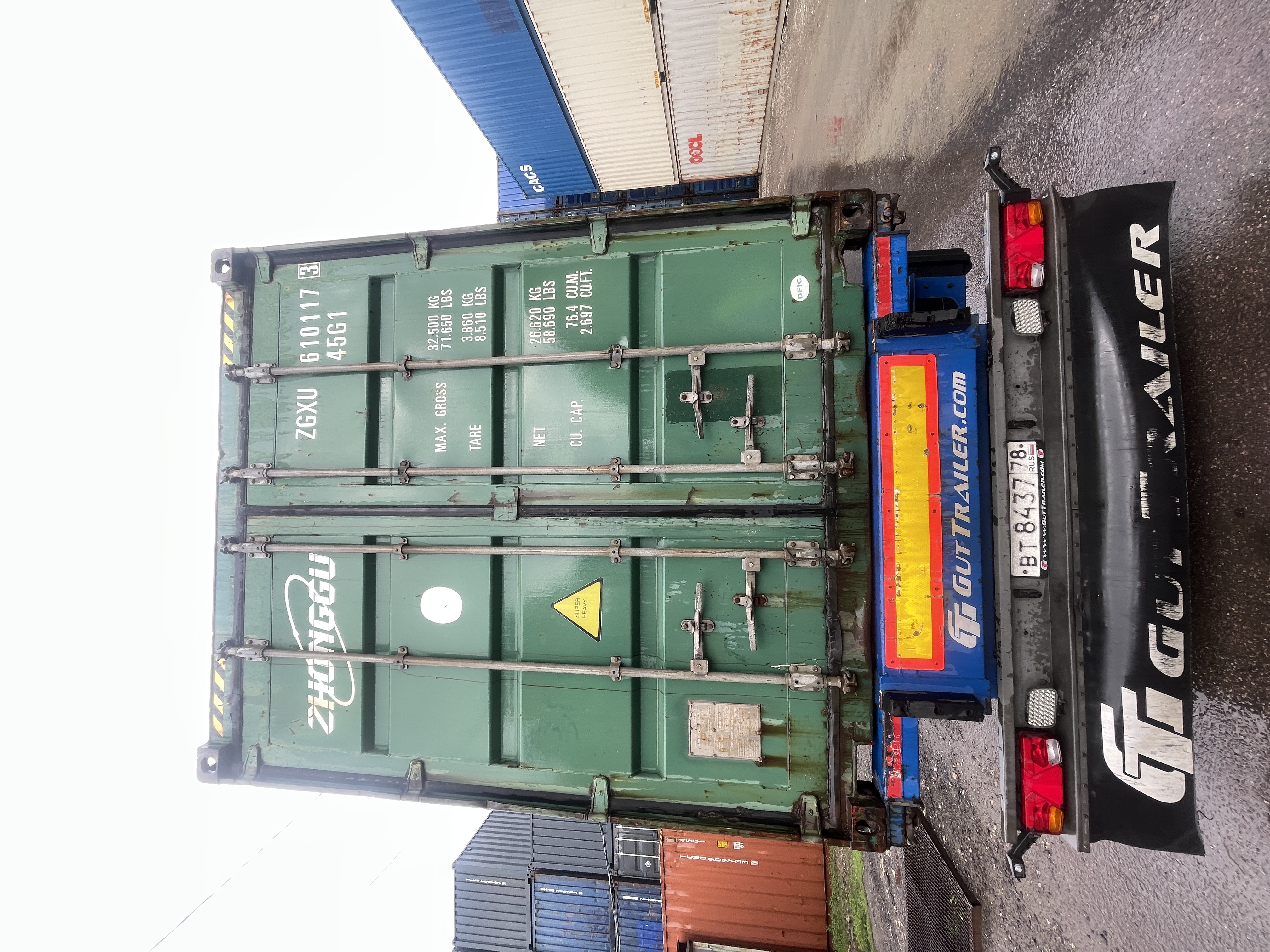 Морской контейнер ZGXU6101173