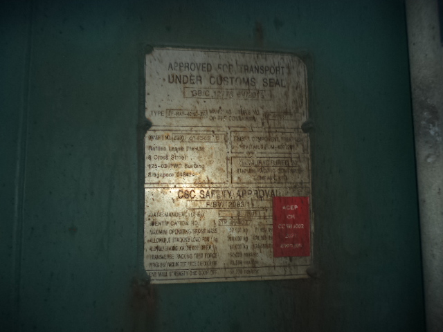 Морской контейнер ZGXU6143625