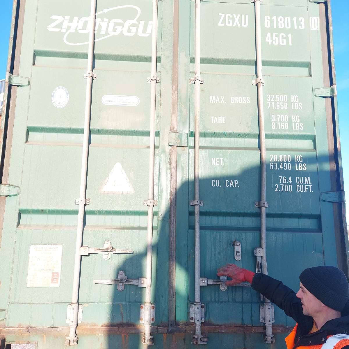 Морской контейнер ZGXU6180130