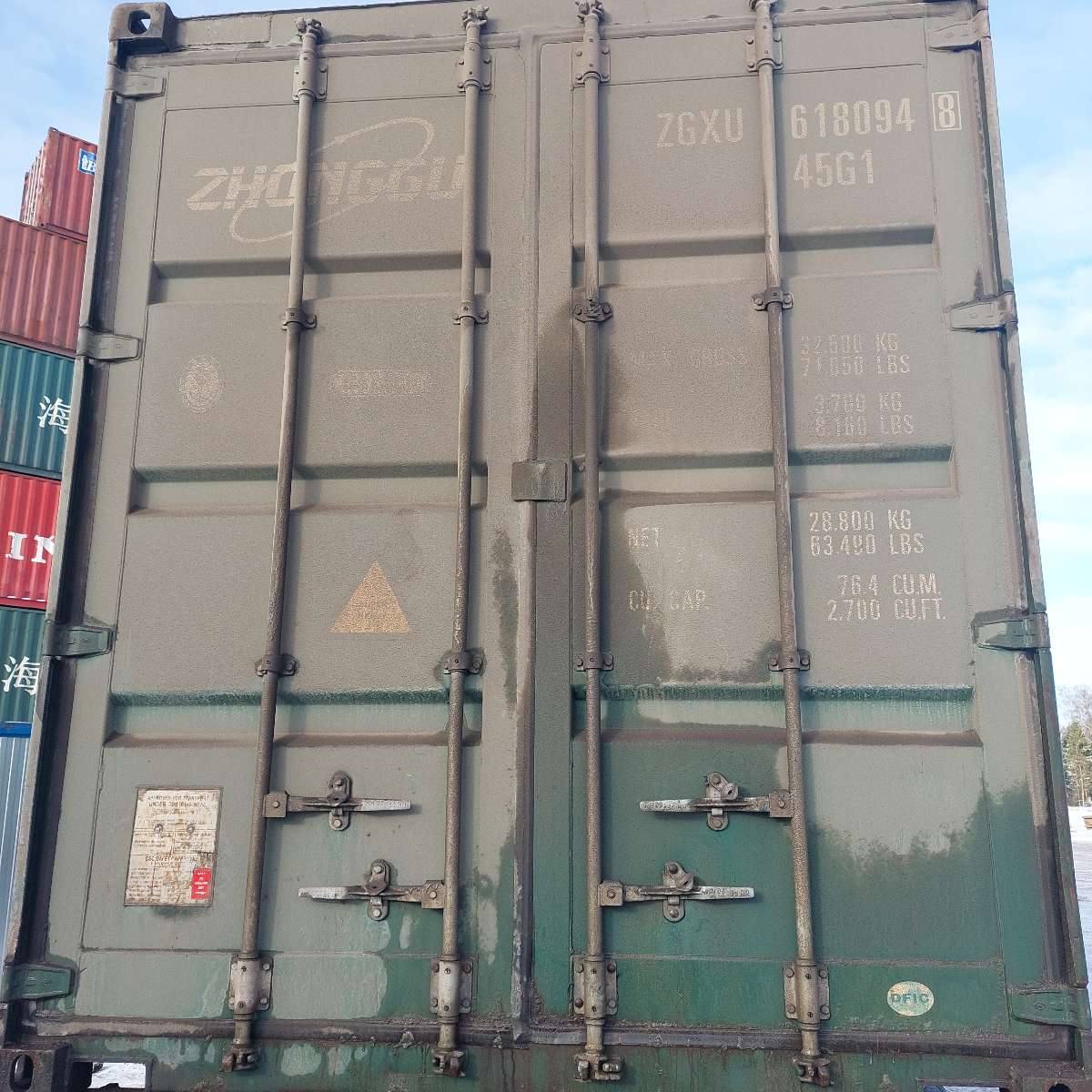 Морской контейнер ZGXU6180948