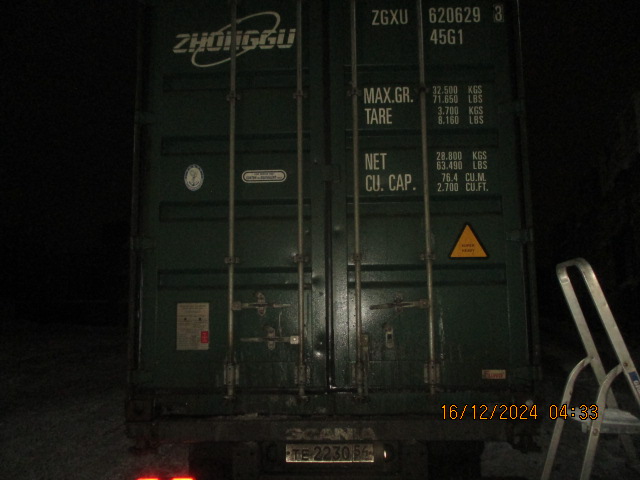 Морской контейнер ZGXU6183567