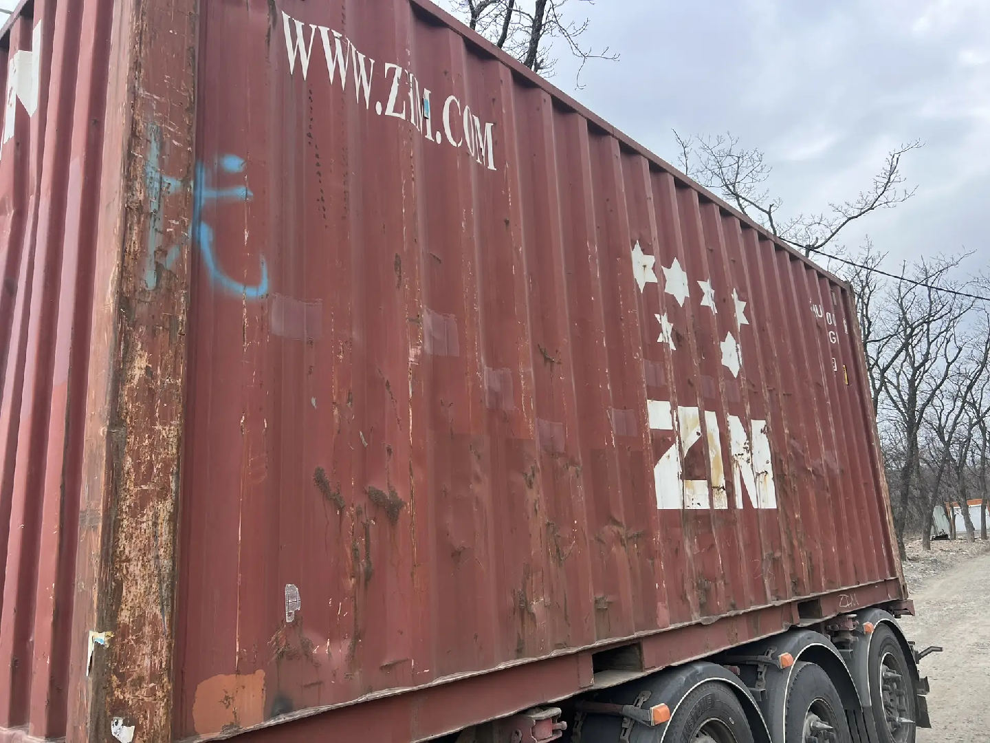 Морской контейнер ZIMU1000386