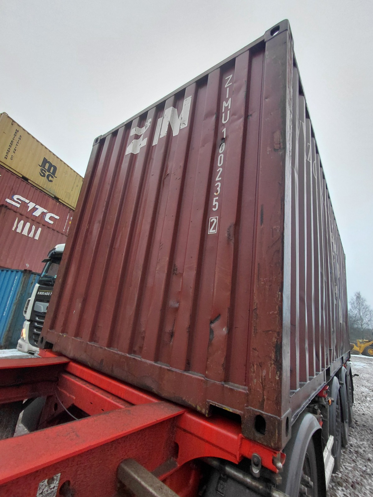 Морской контейнер ZIMU1002352