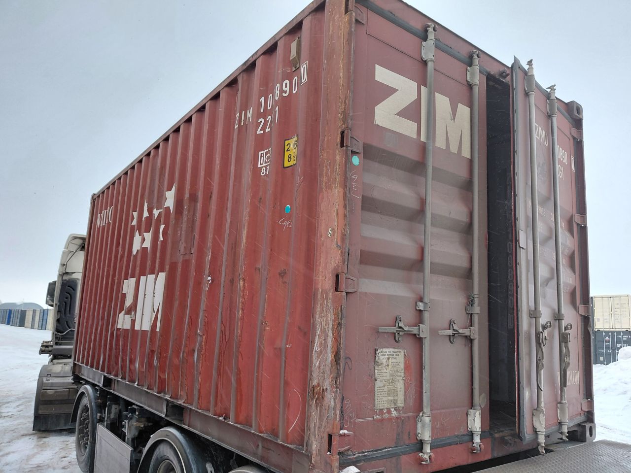 Морской контейнер ZIMU1004648