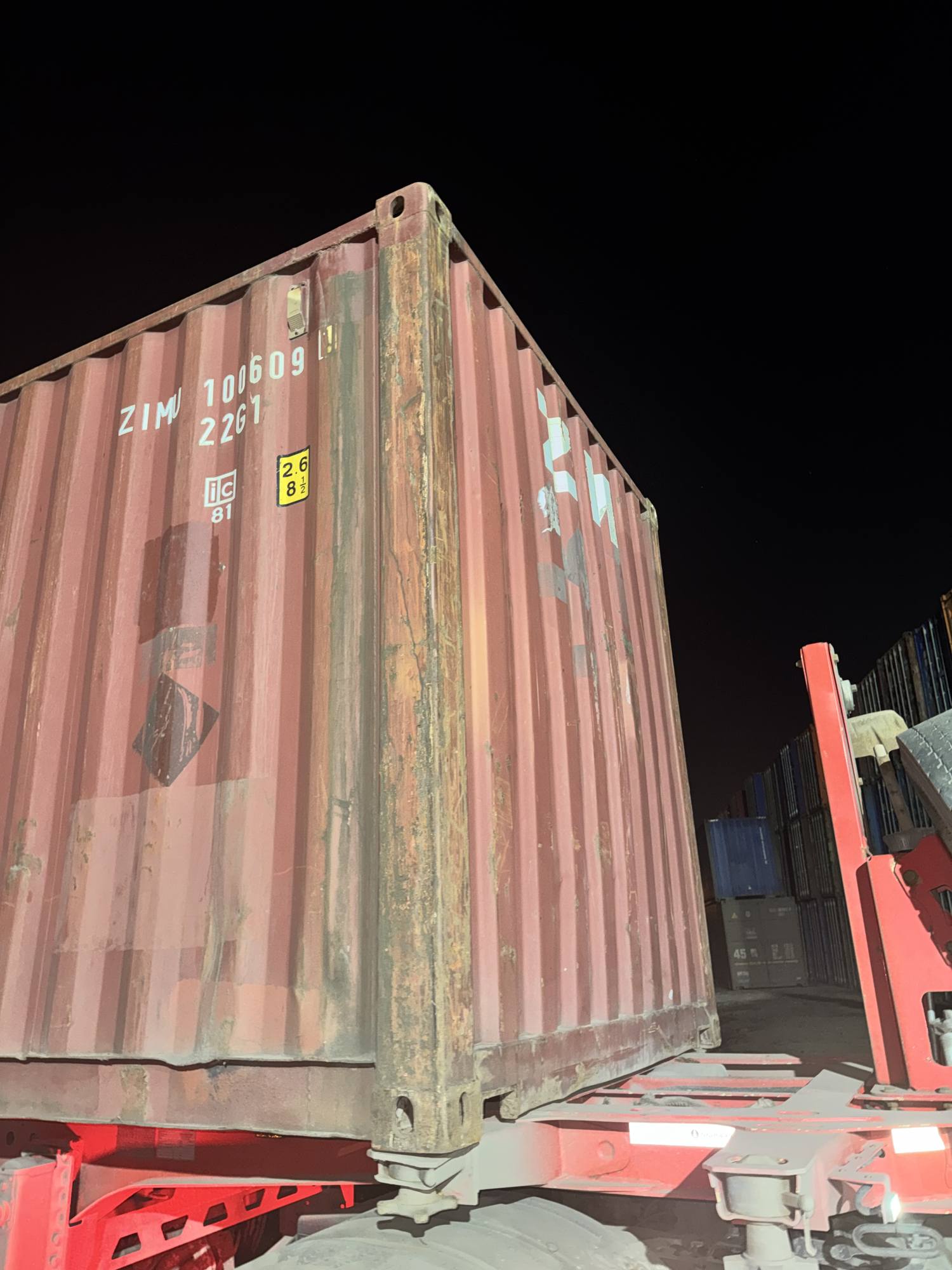 Морской контейнер ZIMU1006091