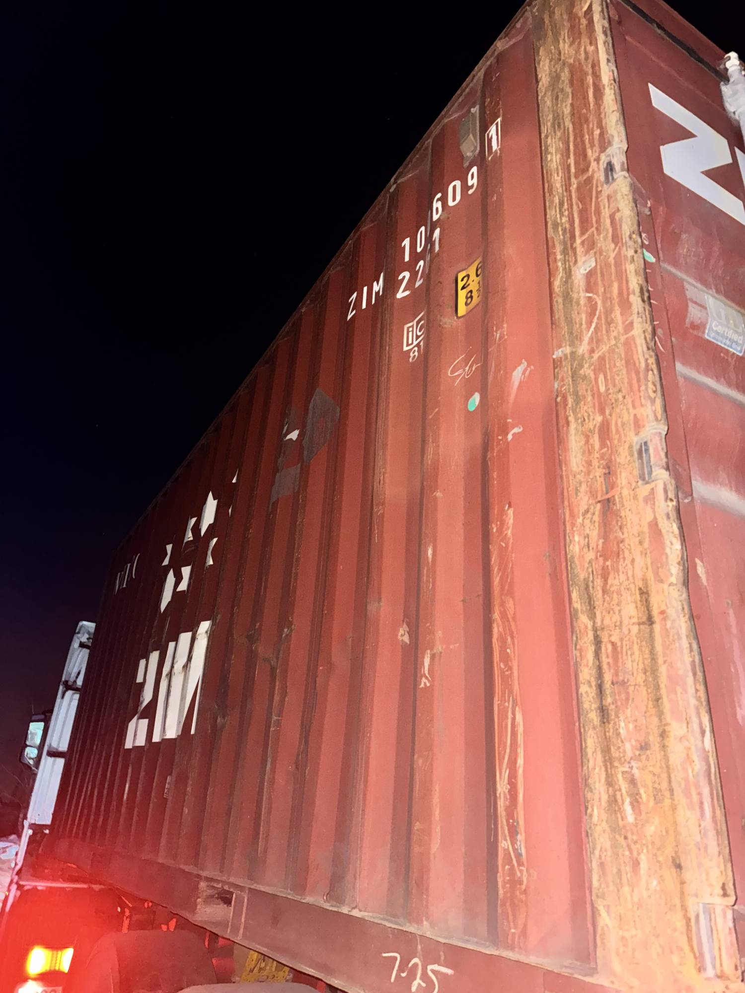 Морской контейнер ZIMU1006091