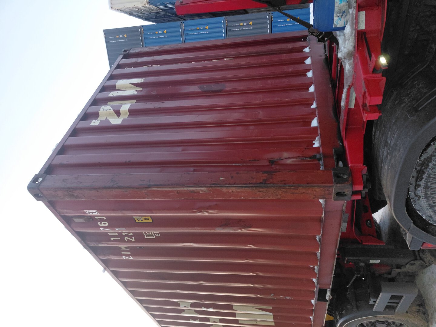 Морской контейнер ZIMU1017630