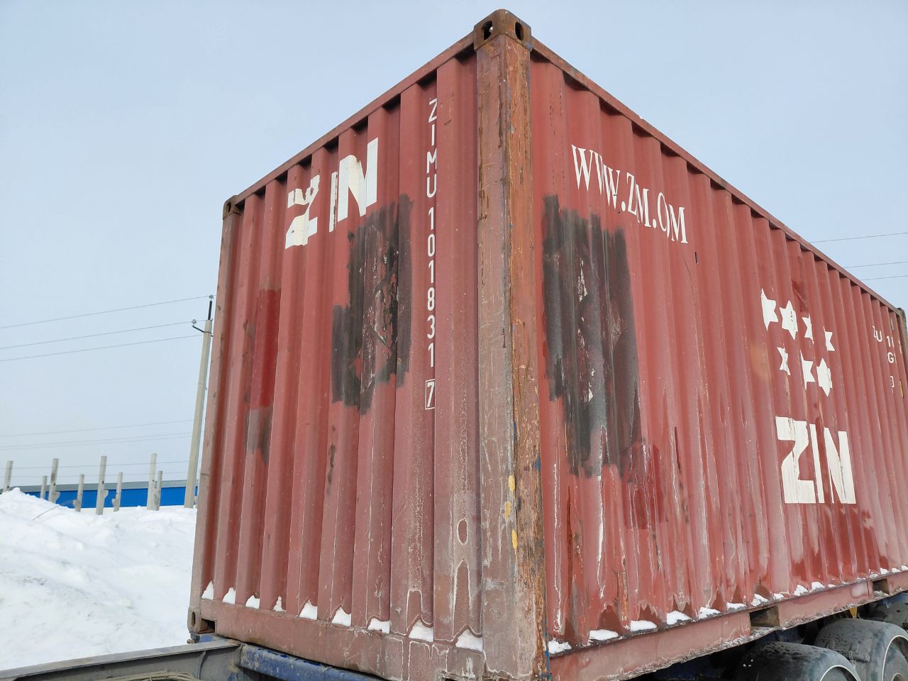 Морской контейнер ZIMU1018317