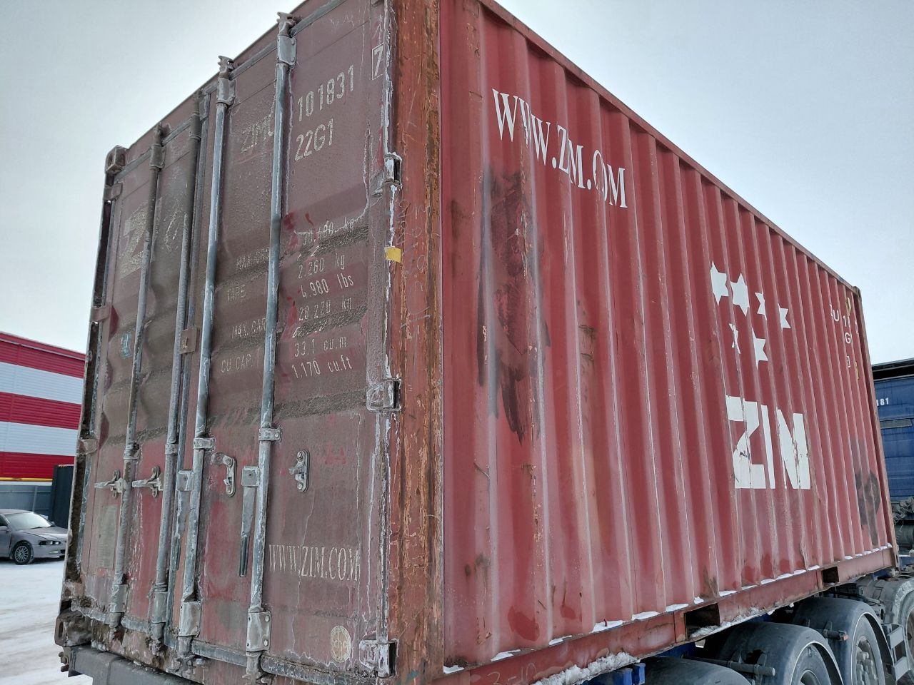 Морской контейнер ZIMU1018317