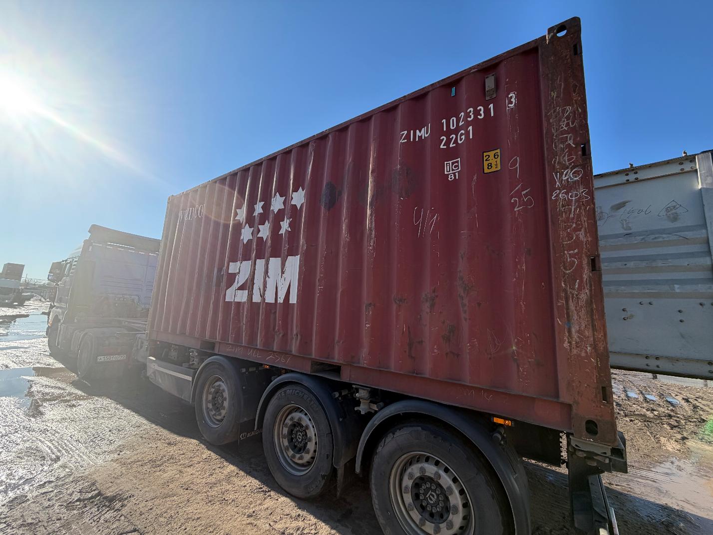 Морской контейнер ZIMU1023313