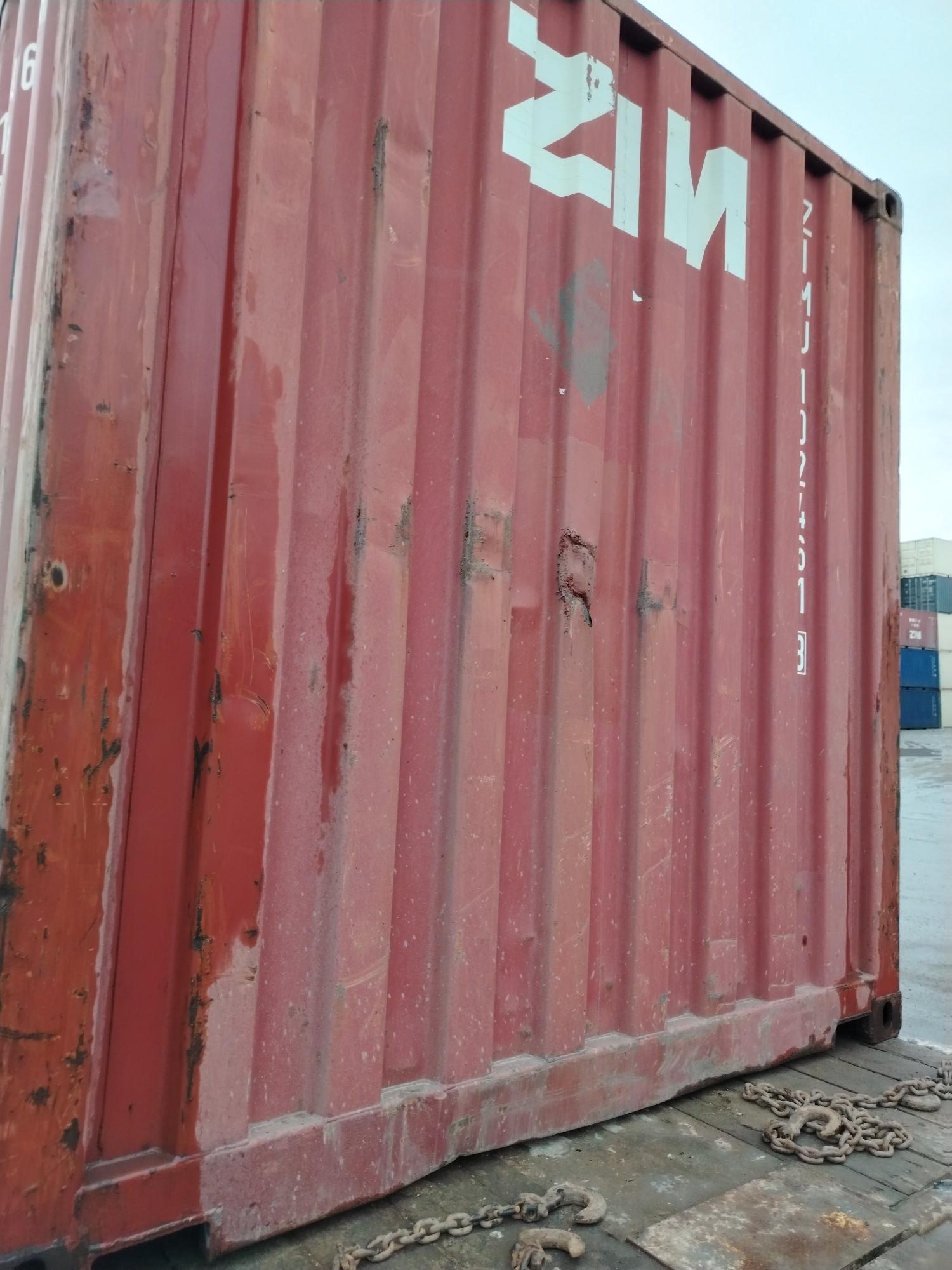 Морской контейнер ZIMU1024618