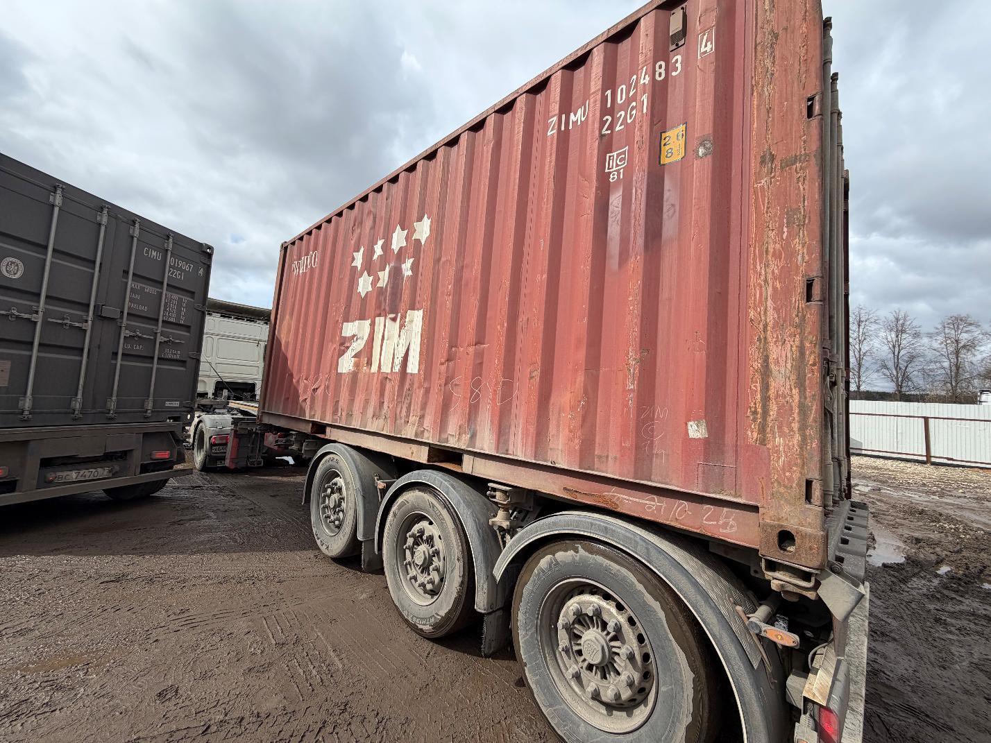 Морской контейнер ZIMU1024834