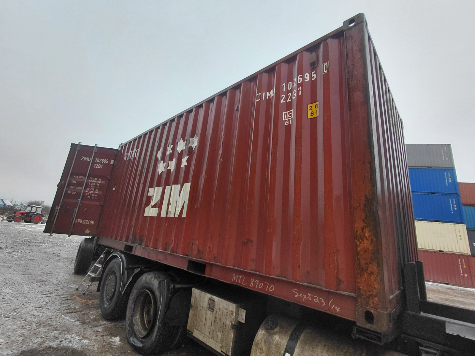 Морской контейнер ZIMU1026950