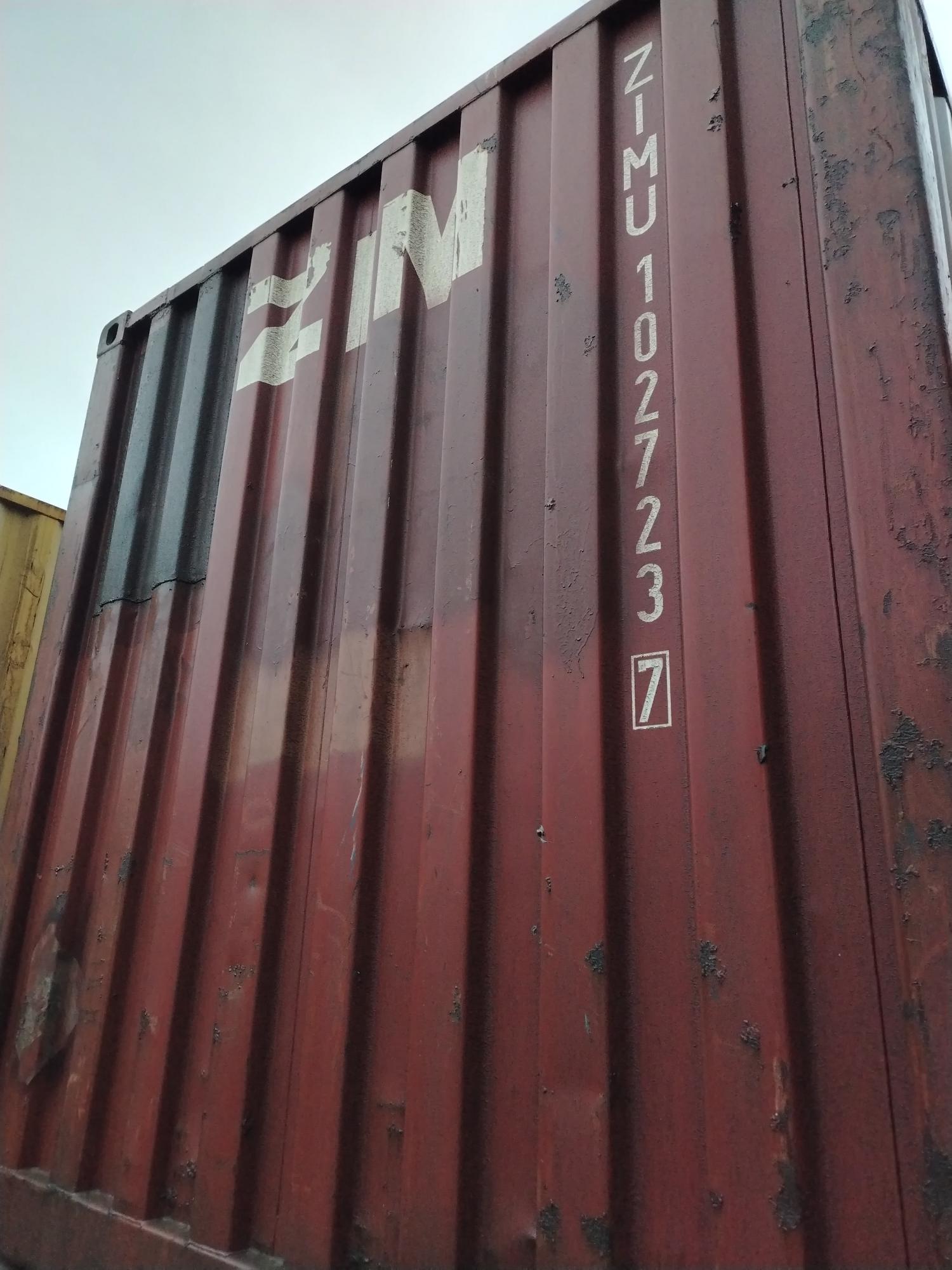 Морской контейнер ZIMU1027237