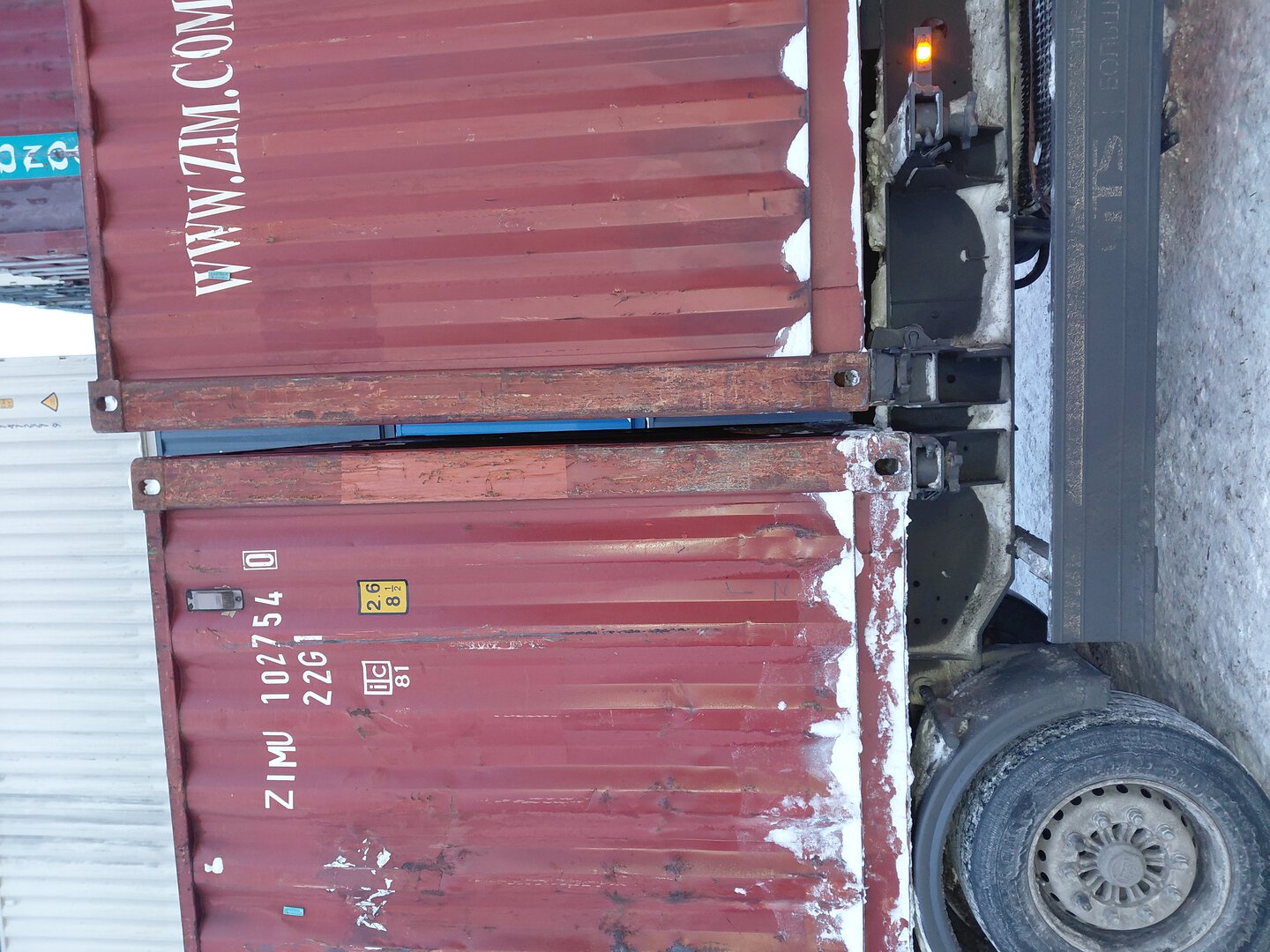 Морской контейнер ZIMU1027540