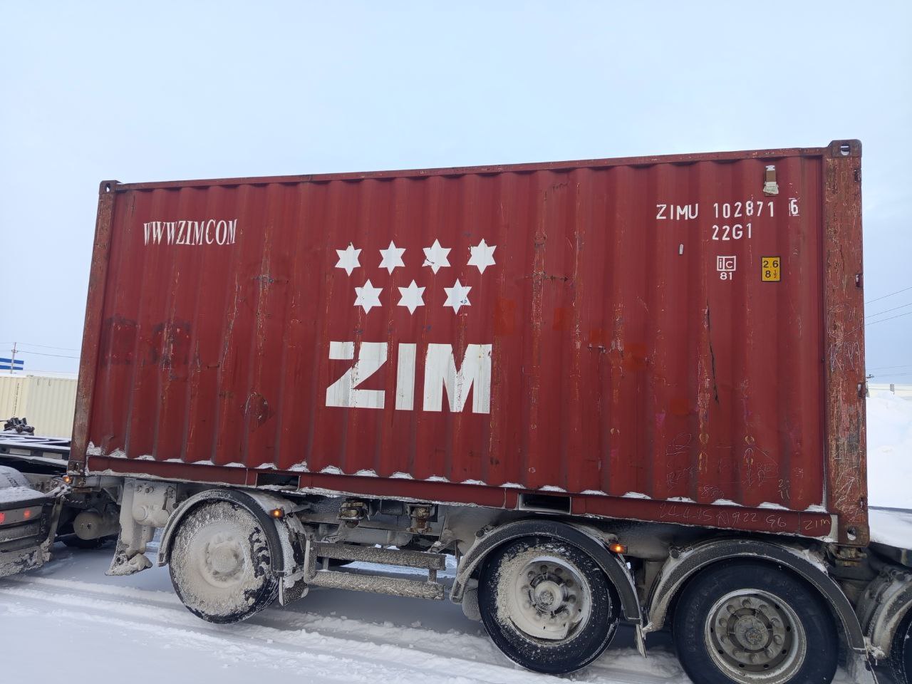 Морской контейнер ZIMU1028716