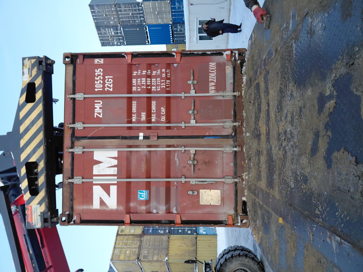 Морской контейнер ZIMU1055352