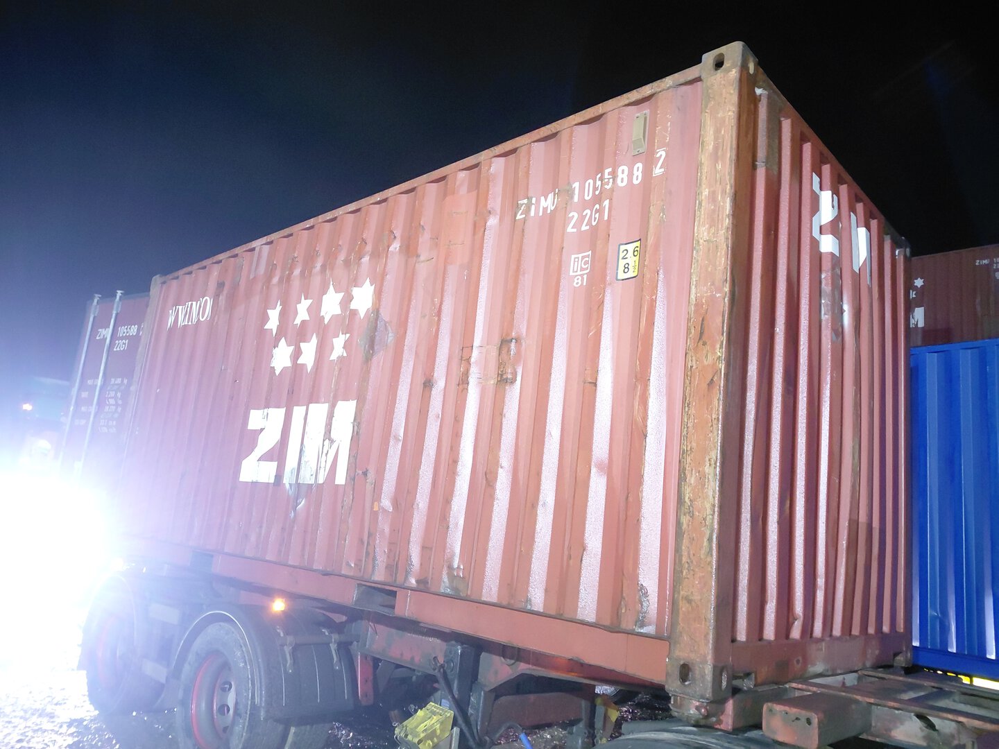 Морской контейнер ZIMU1055882