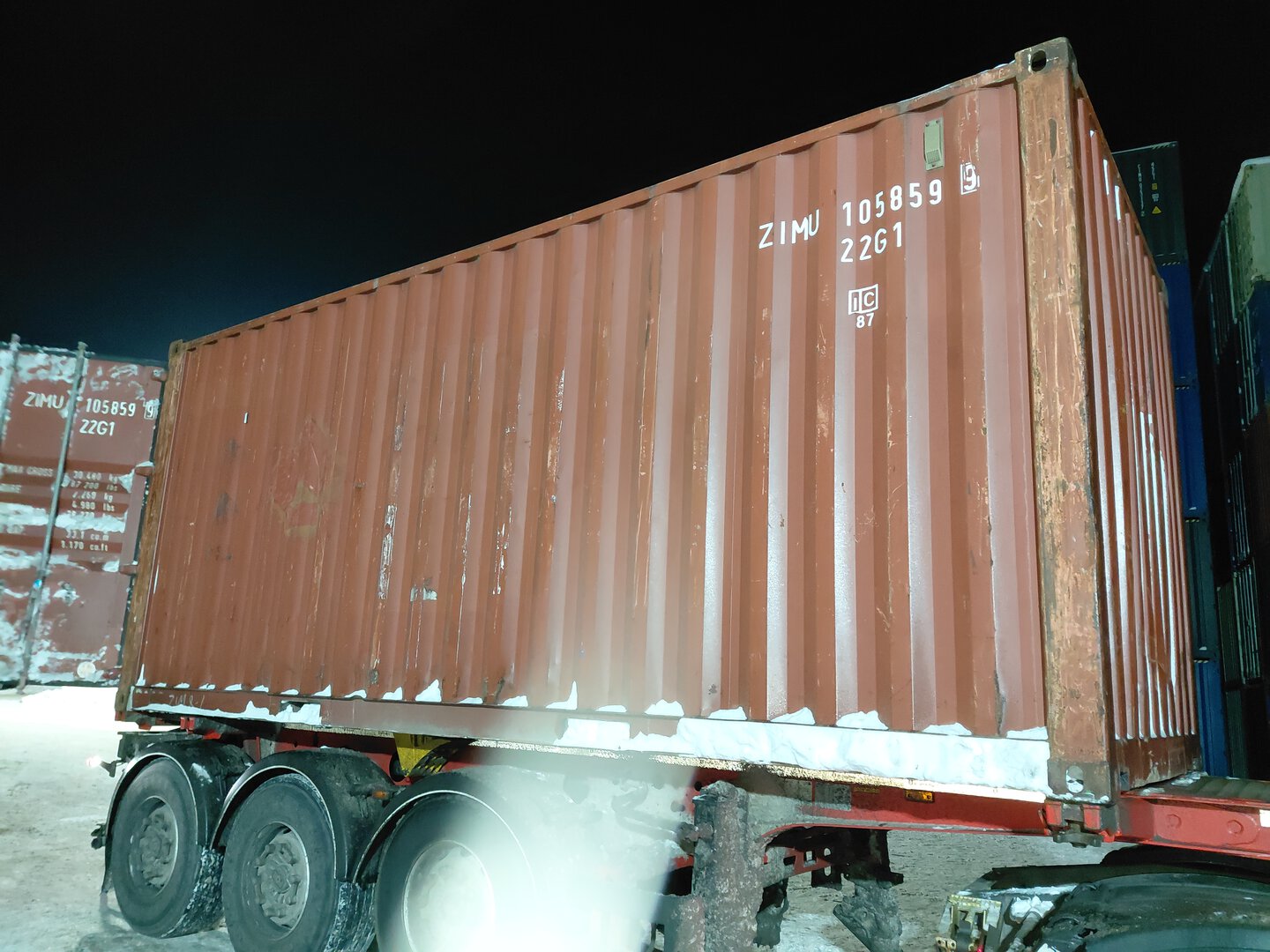 Морской контейнер ZIMU1058599