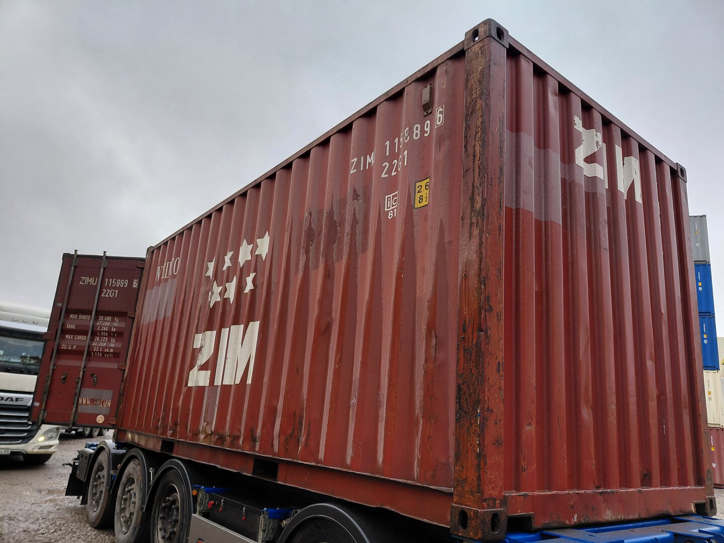 Морской контейнер ZIMU1158896