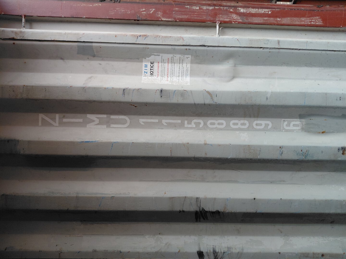 Морской контейнер ZIMU1158896