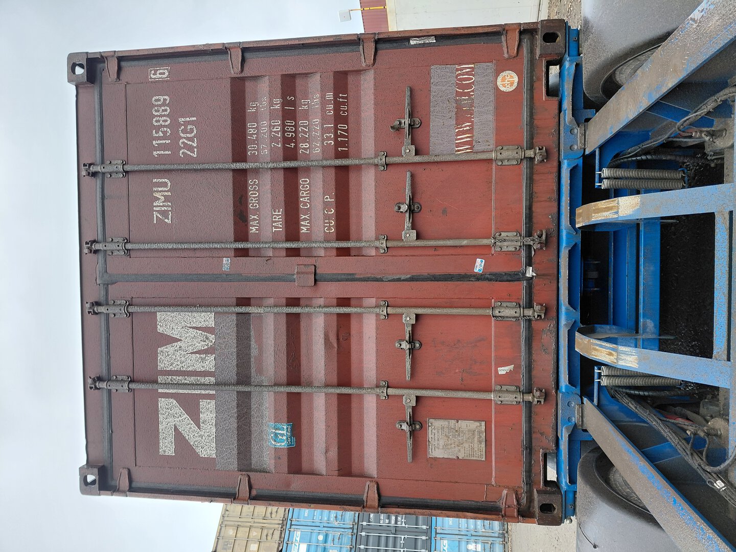 Морской контейнер ZIMU1158896