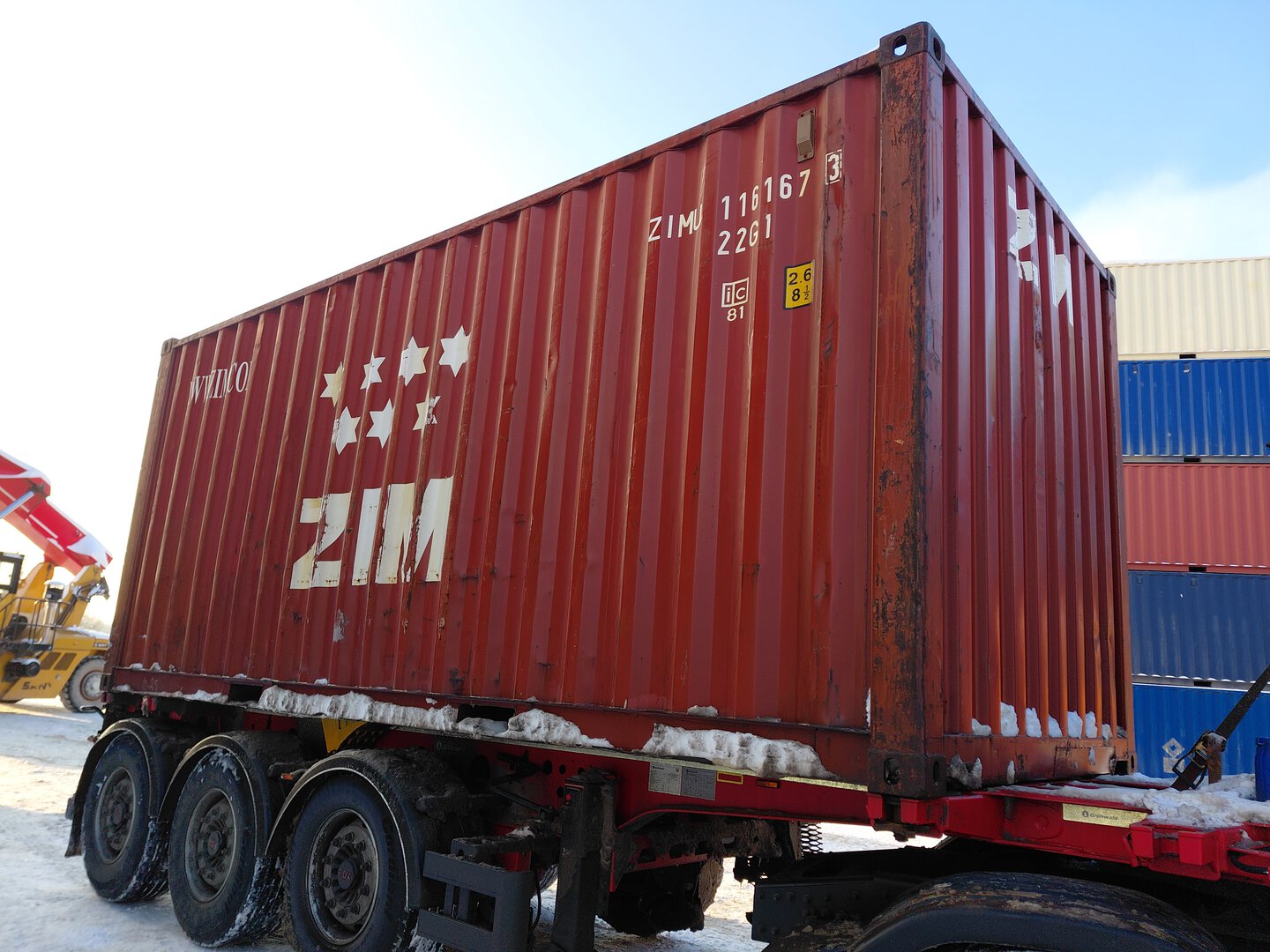 Морской контейнер ZIMU1161673