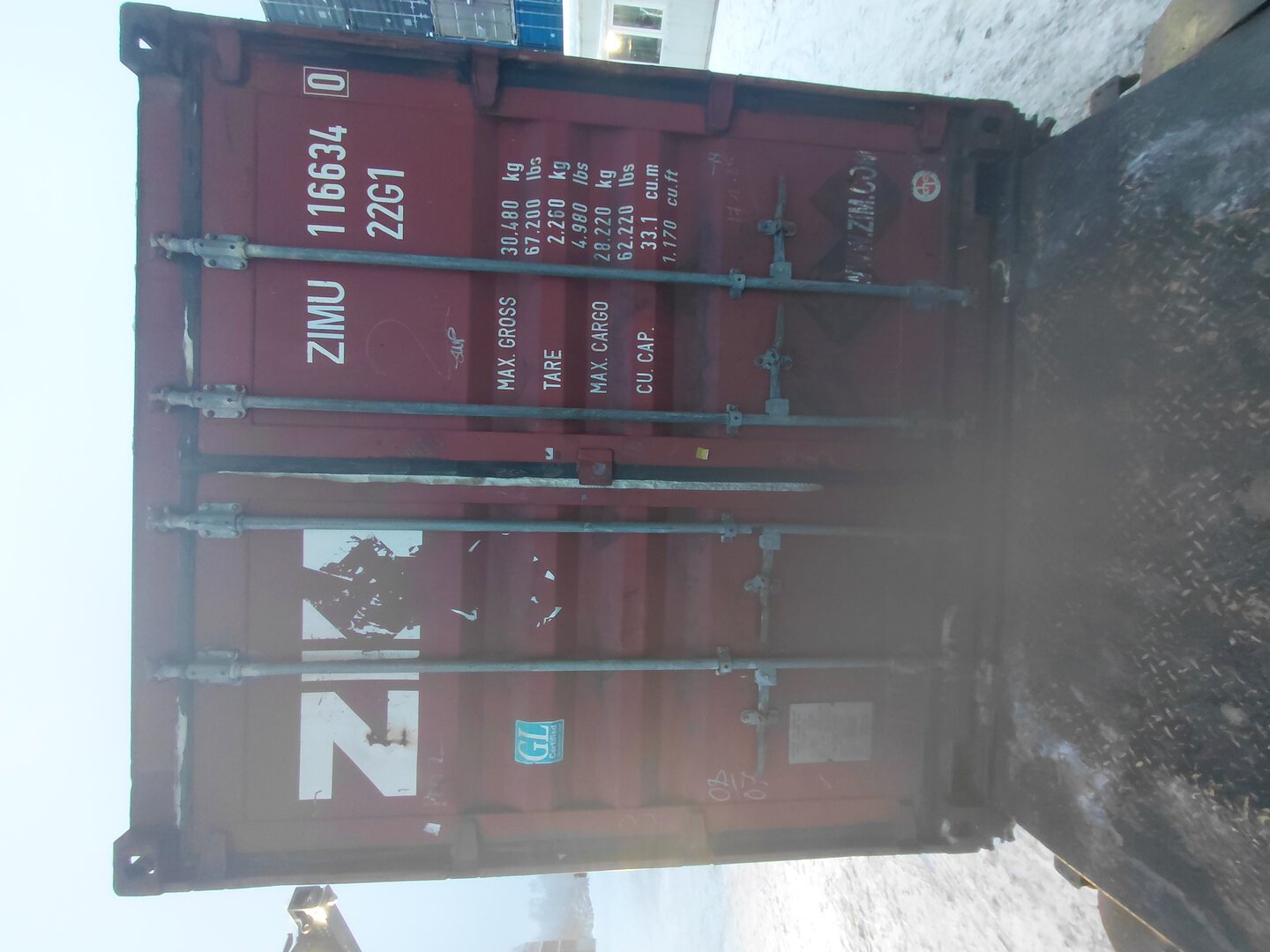 Морской контейнер ZIMU1166340