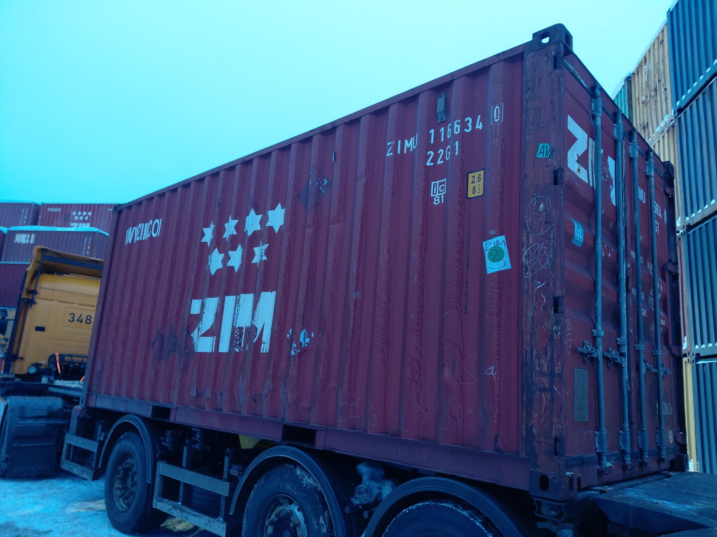 Морской контейнер ZIMU1166340