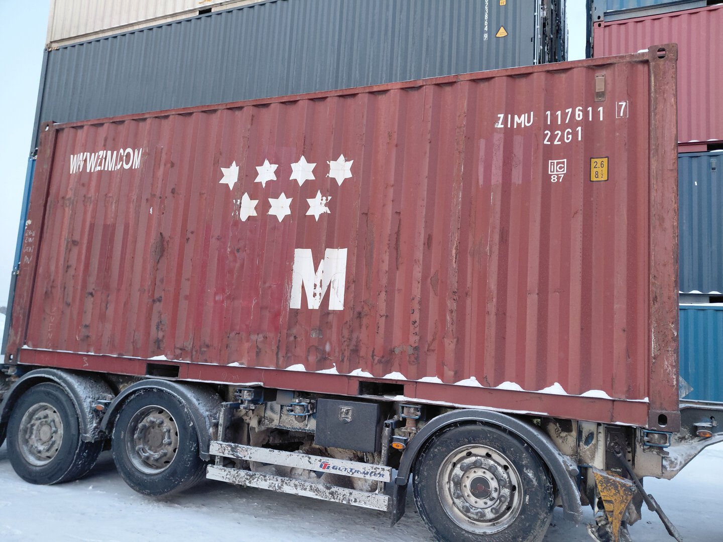 Морской контейнер ZIMU1176117