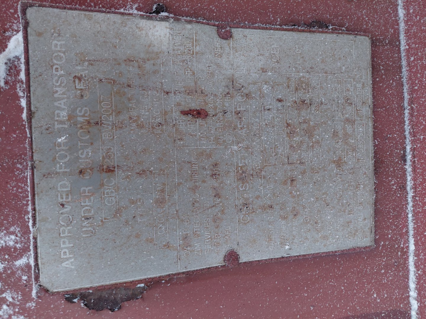 Морской контейнер ZIMU1176117