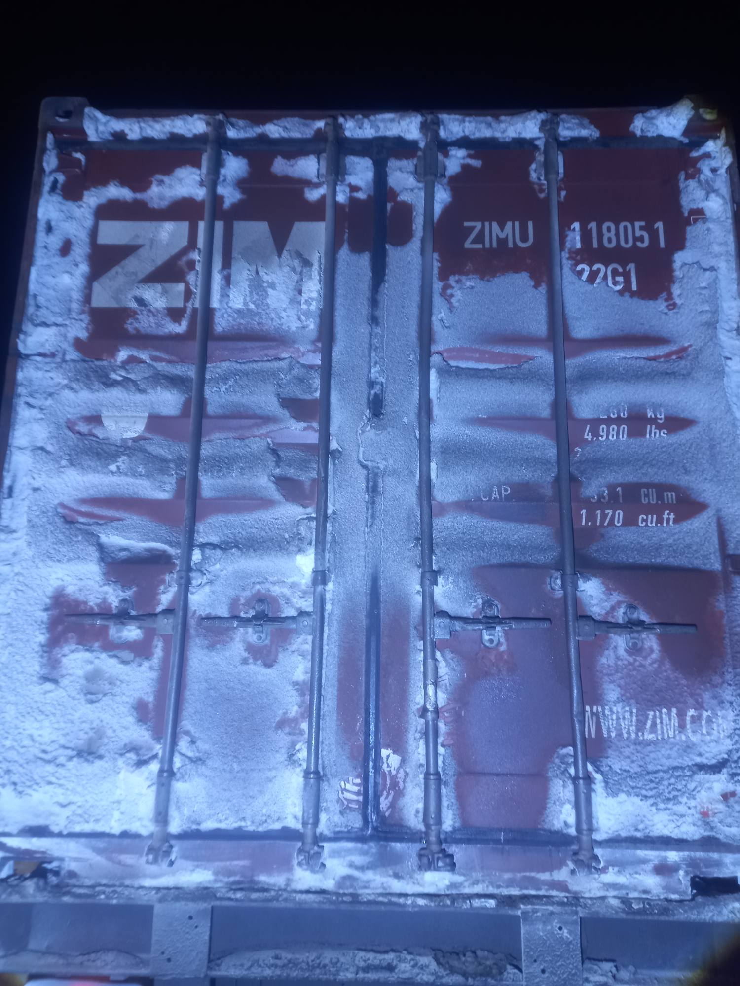 Морской контейнер ZIMU1180518