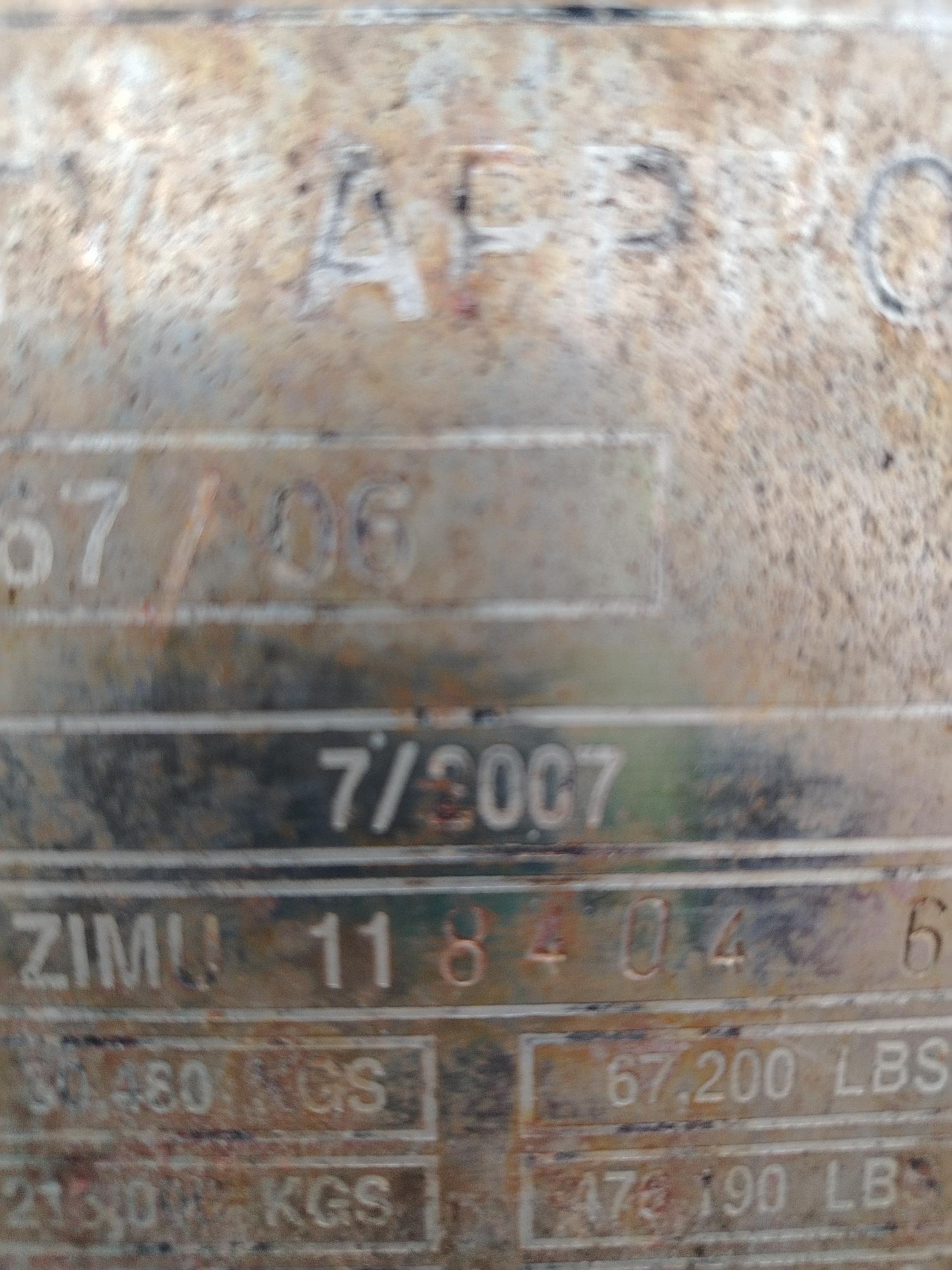 Морской контейнер ZIMU1184046