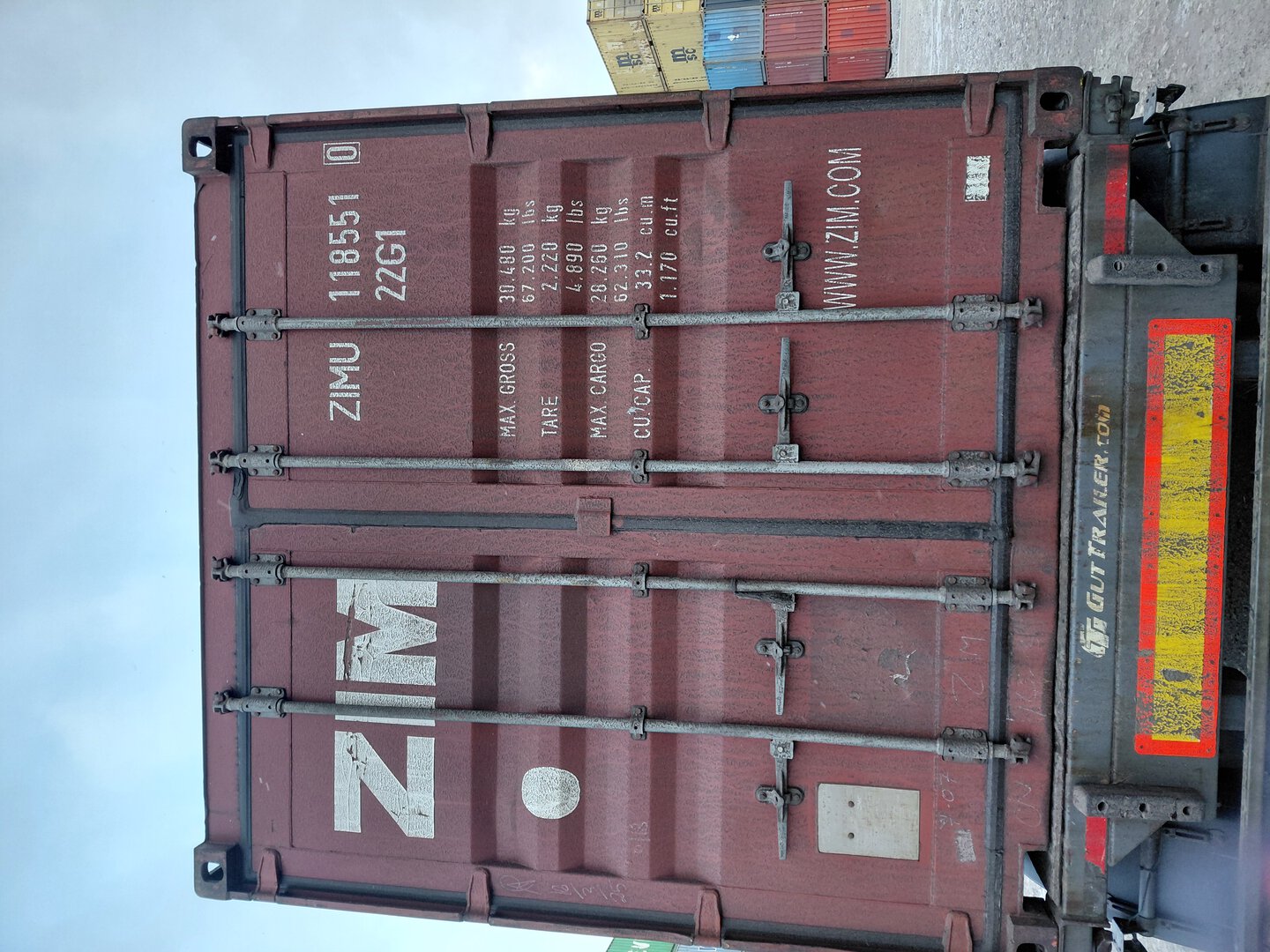 Морской контейнер ZIMU1185510