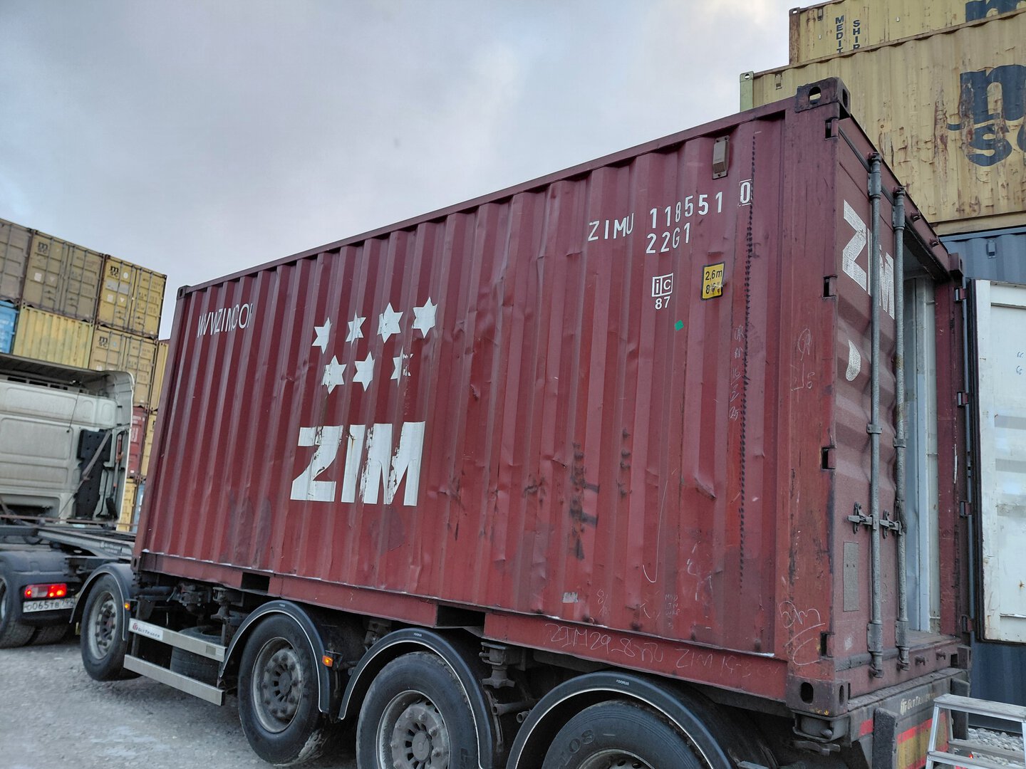 Морской контейнер ZIMU1185510