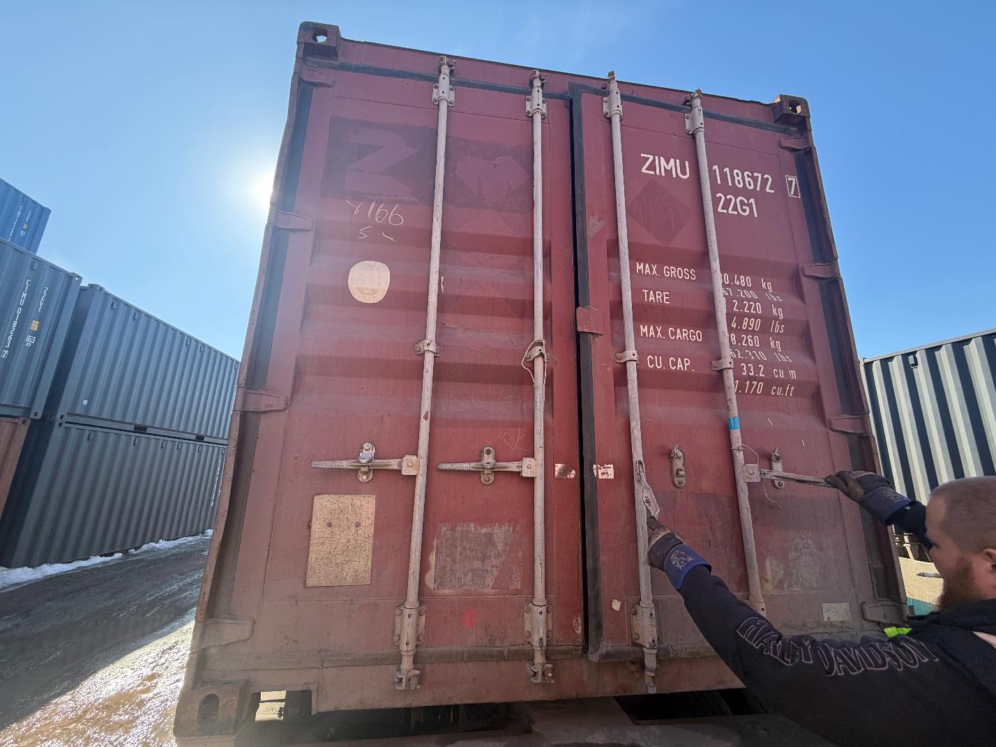 Морской контейнер ZIMU1186727