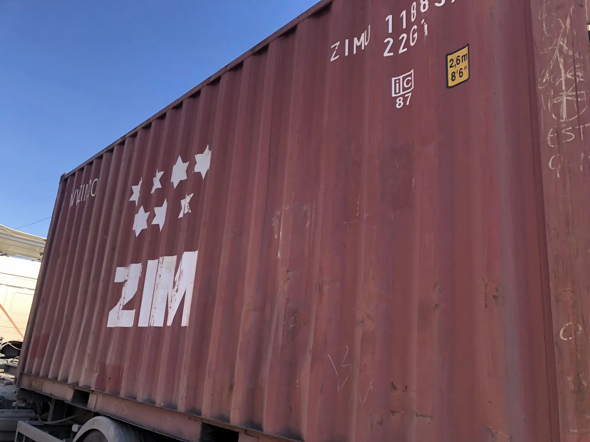 Морской контейнер ZIMU1188376