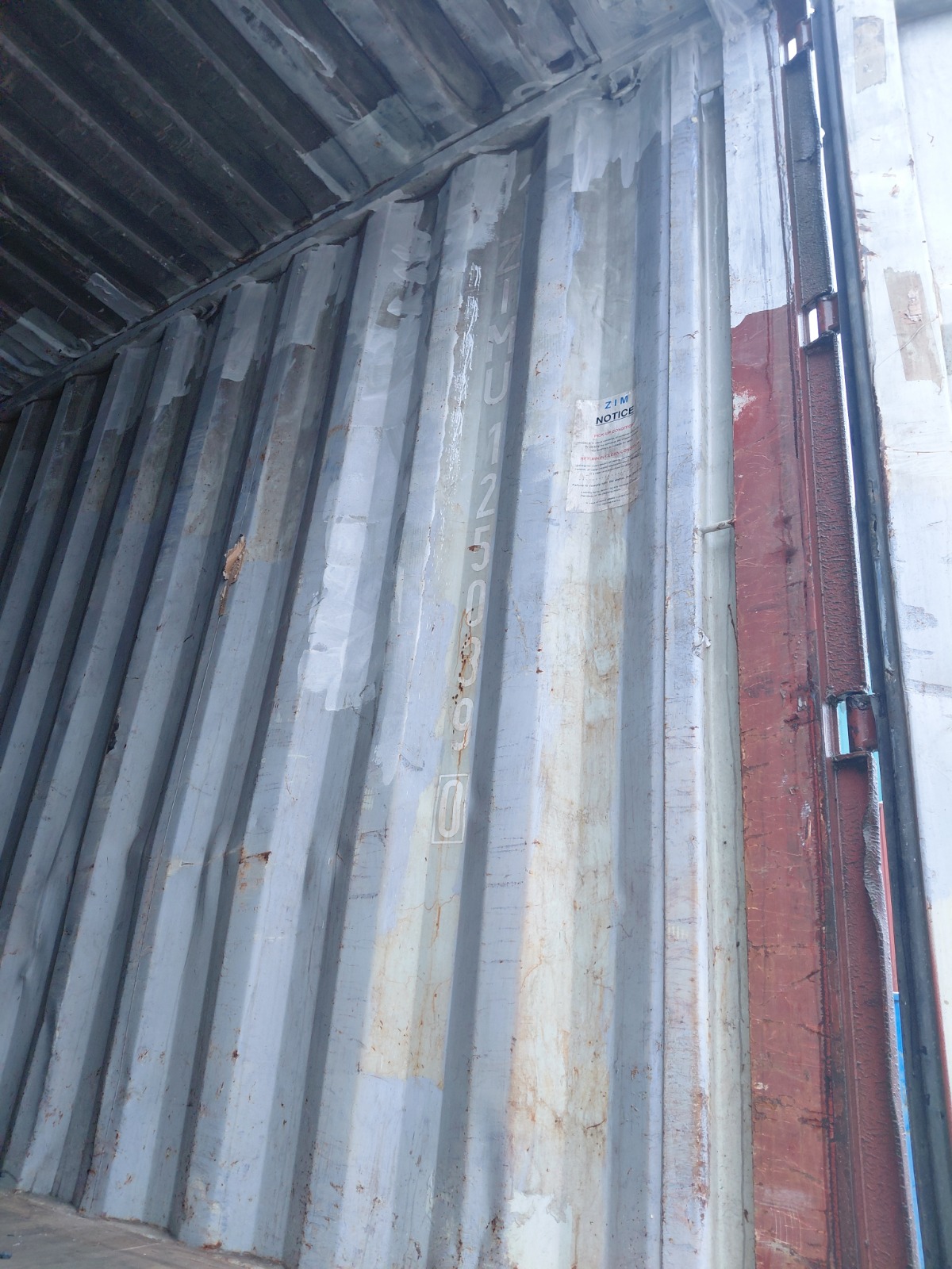 Морской контейнер ZIMU1250390