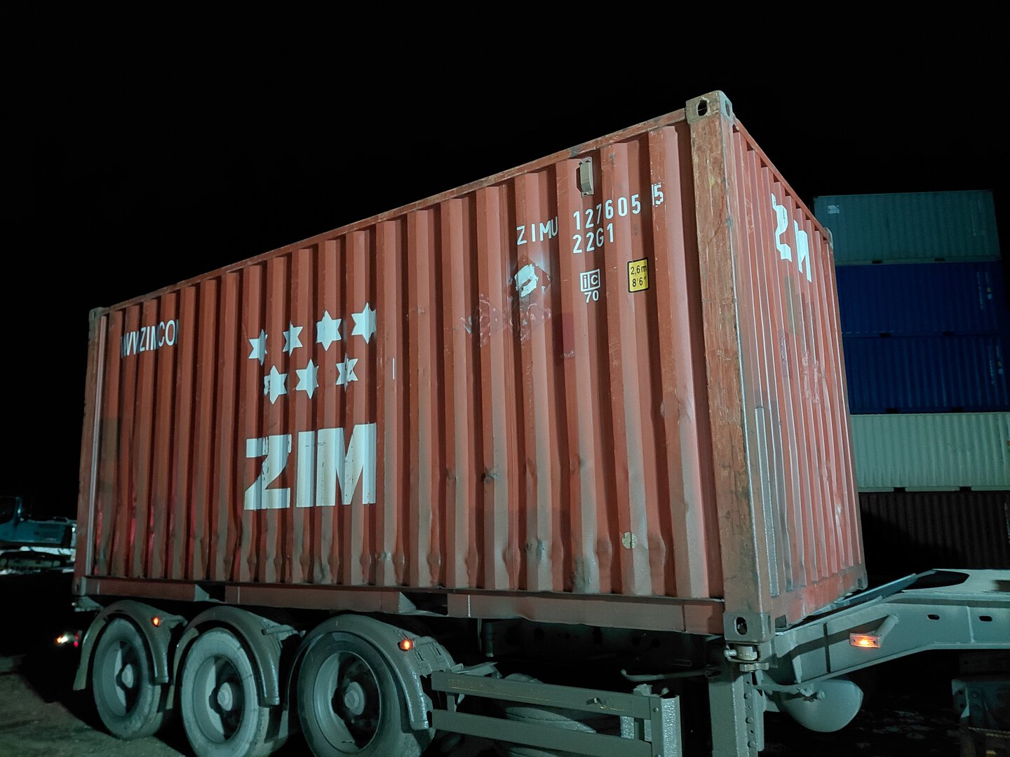 Морской контейнер ZIMU1276055