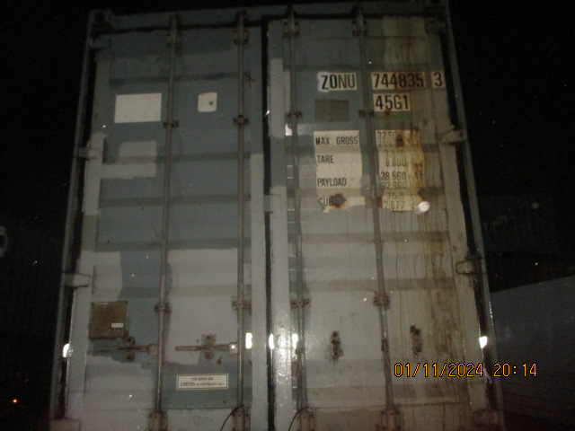 Морской контейнер ZONU7448353