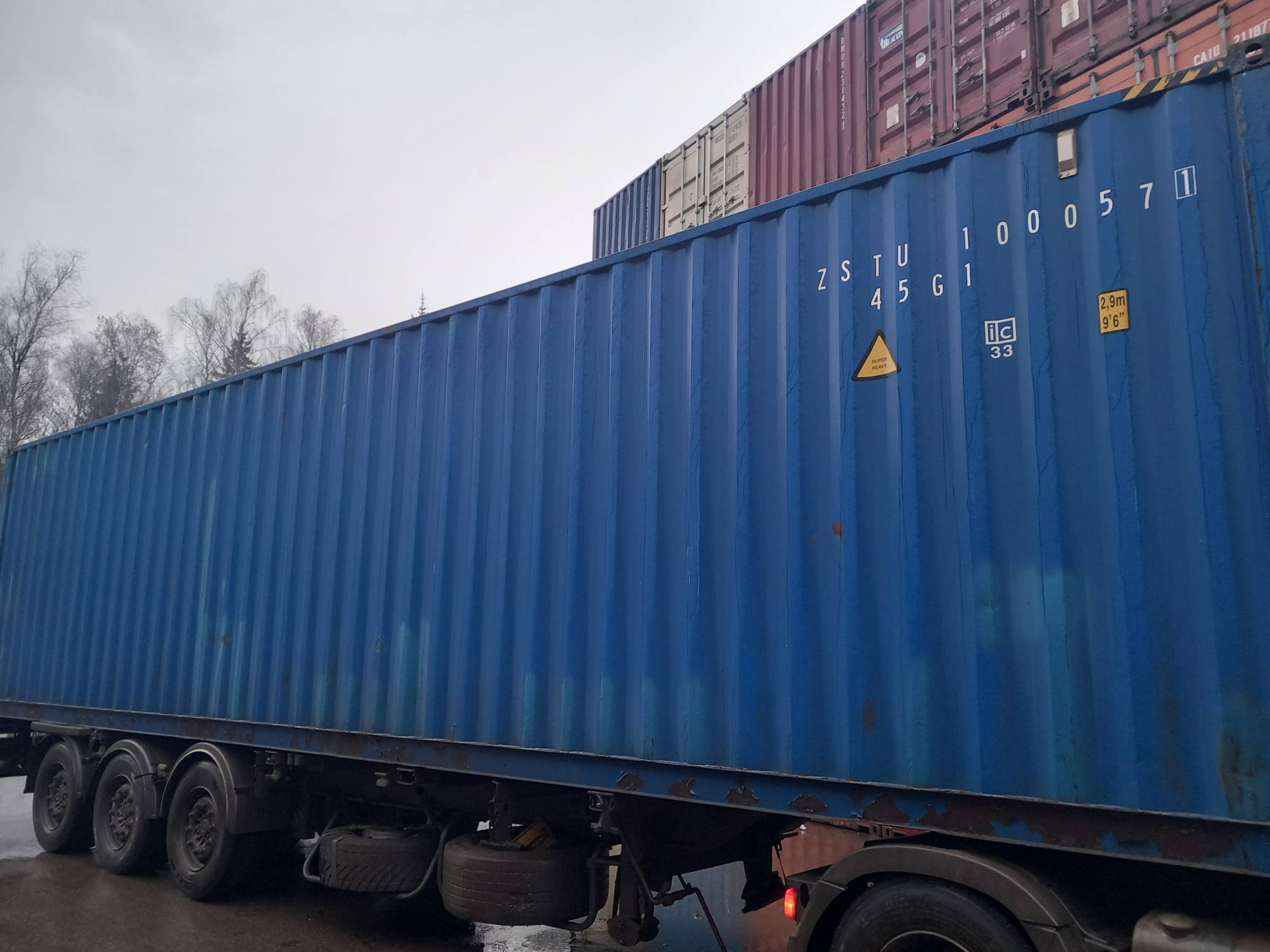 Морской контейнер ZSTU1000571